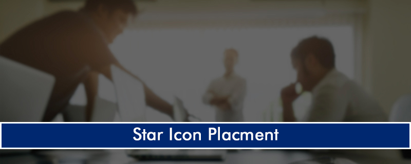 Star Icon Placment 